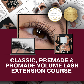 Classic, Premade & Promade Volume Lash Extension Course