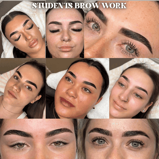 Students brow work