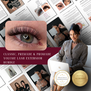 Classic, Premade & Promade Volume Lash Extension Course