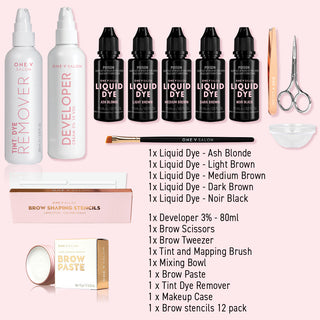 Brow Liquid Dye/Stain Complete Kit