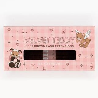 Velvet Teddy Soft Brown Eyelash Extension Lash Tray