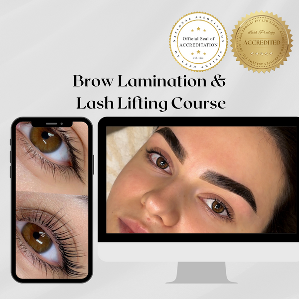 Lash Lifting + Tinting, Brow Tinting / Stain & Brow Lamination Course