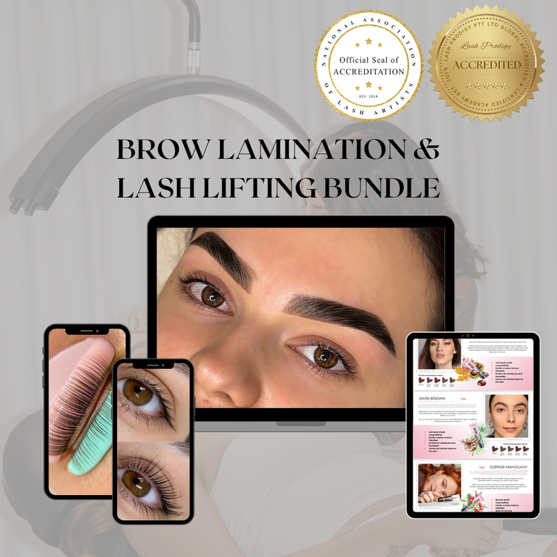 Lash Lifting + Tinting, Brow Tinting / Stain & Brow Lamination Course