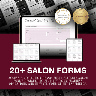 beauty salons forms
