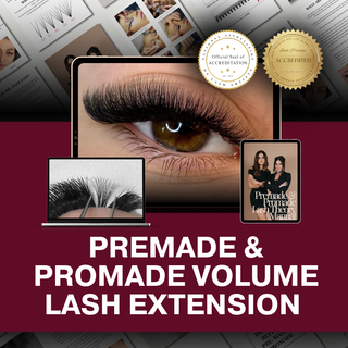 Premade & Promade Volume Lash Extension Course