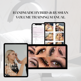 Hybrid & Volume Lash Extension Training Manual (Making Your Own Fans)