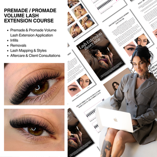 Premade & Promade Volume Lash Extension Course
