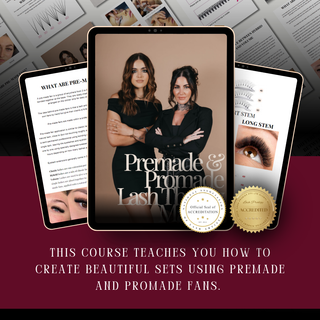 Premade & Promade Volume Lash Extension Course
