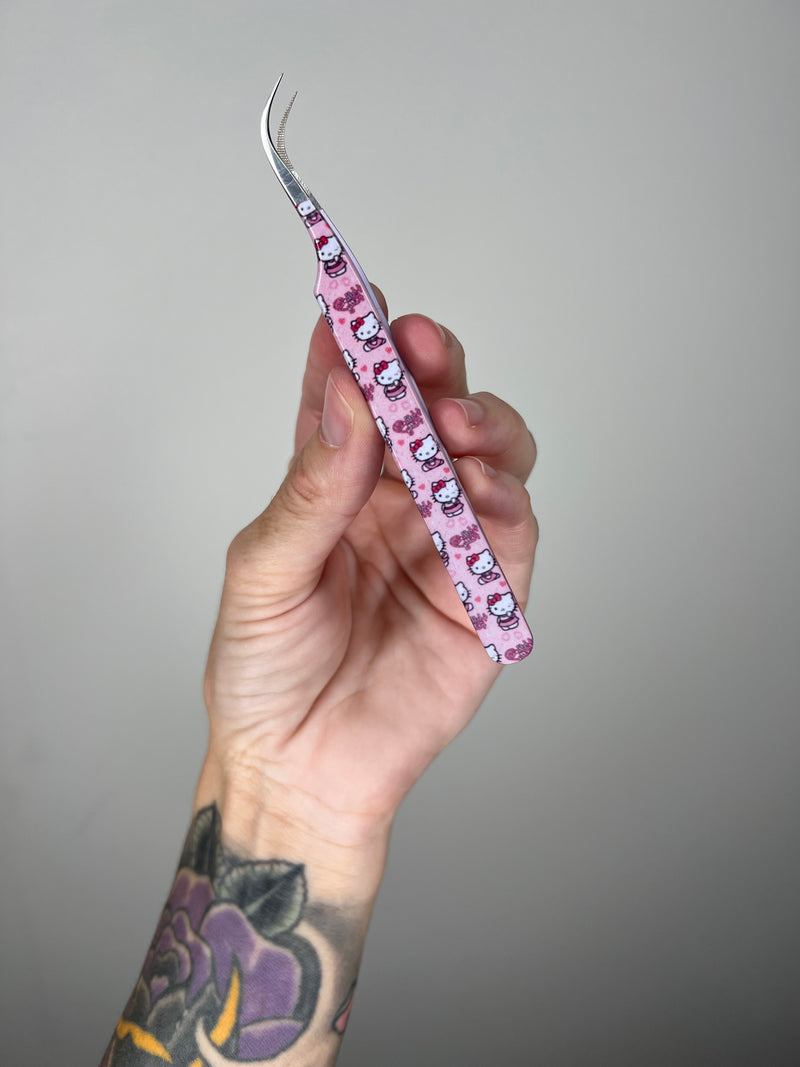Hello Kitty Curved Tweezer Nano Tip