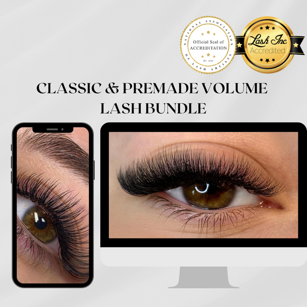 Classic, Premade & Promade Volume Lash Extension Course