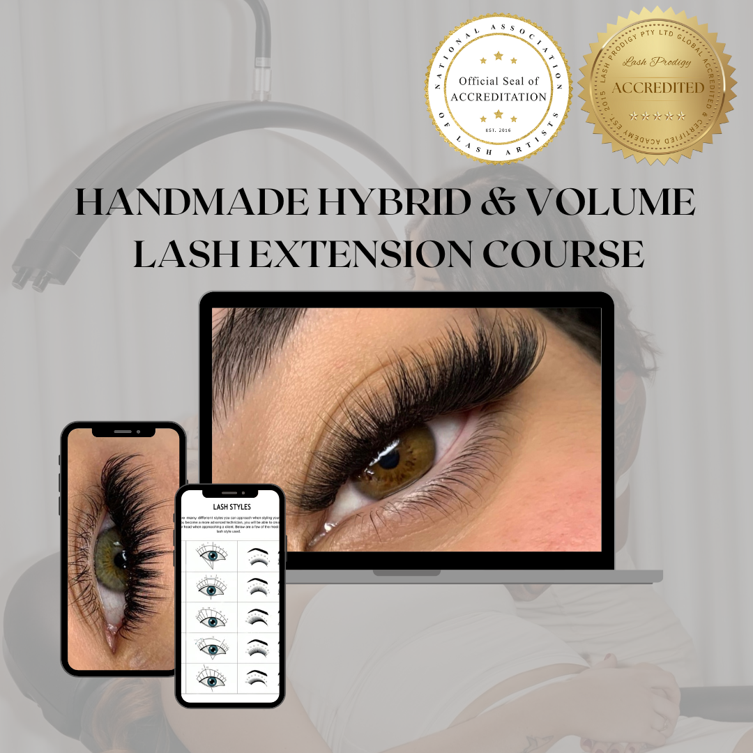 Handmade Hybrid & Russian Volume (3D - 10D) Lash Extension Course