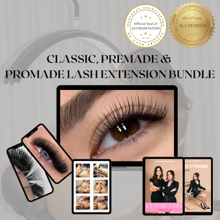 Classic, Premade & Promade Volume Lash Extension Course