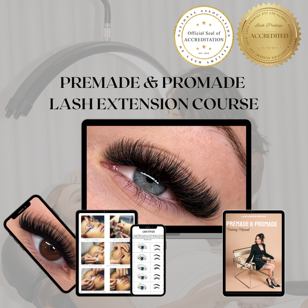 Premade & Promade Volume Lash Extension Course