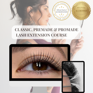 Classic, Premade & Promade Volume Lash Extension Course