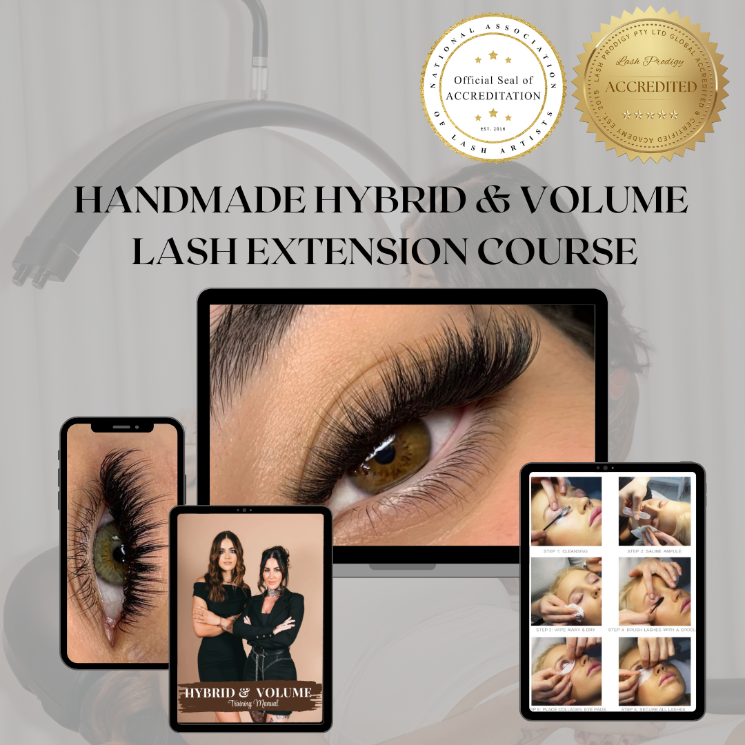 Handmade Hybrid & Russian Volume (3D - 10D) Lash Extension Course