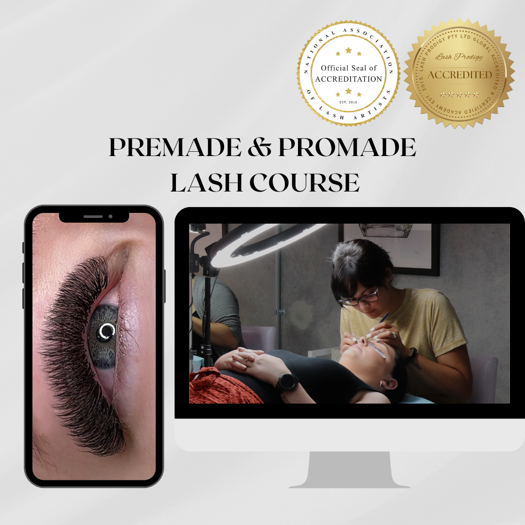 Premade & Promade Volume Lash Extension Course