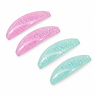 Jelly Flat Shields Green & Pink