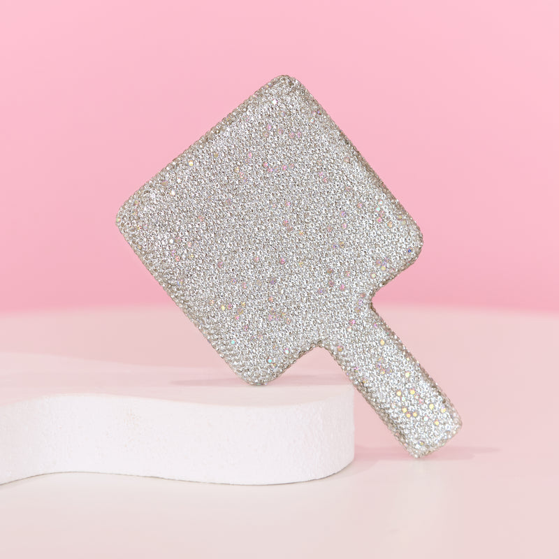 Square Diamond Handheld Mirror