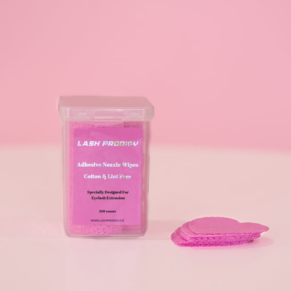 Pink Adhesive Wipes