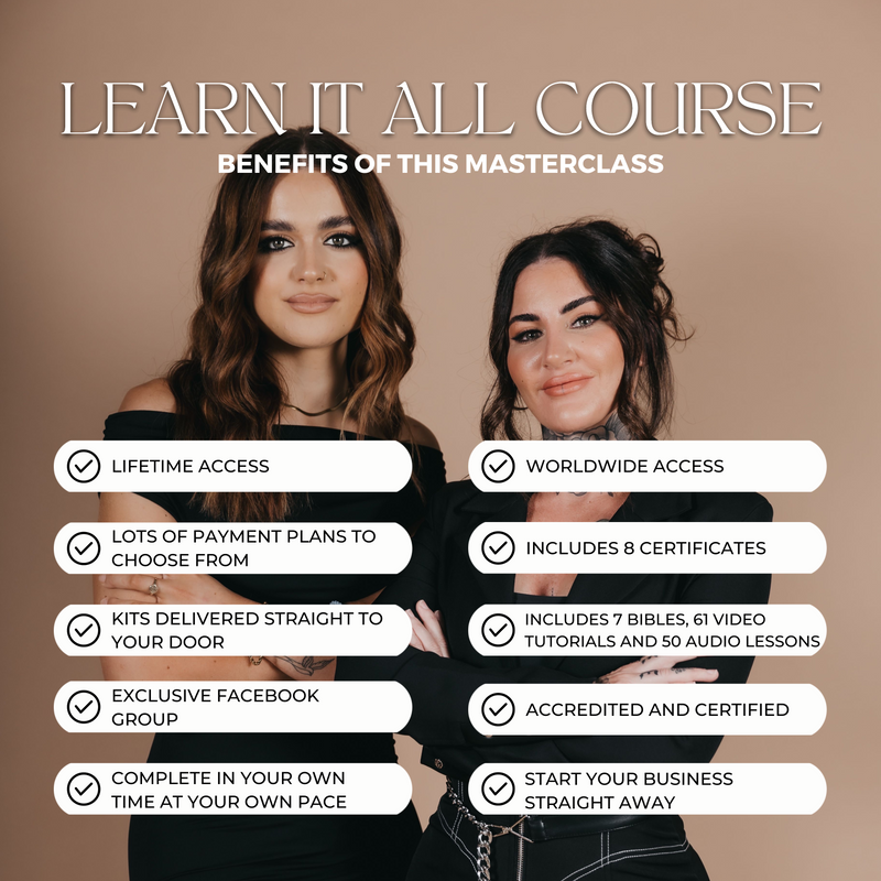 Learn It All - The Ultimate Brow and Lash Course