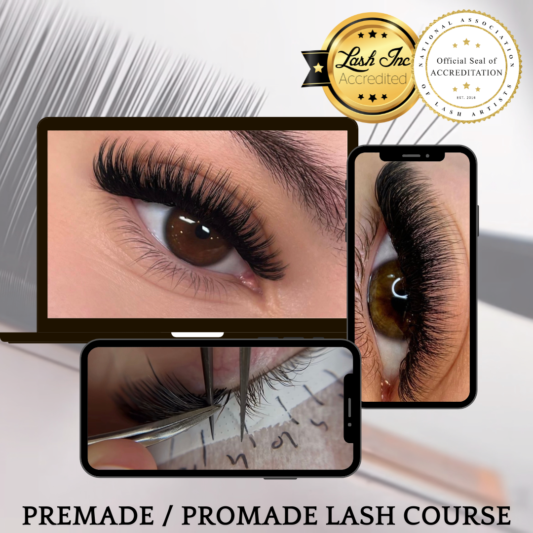 Premade & Promade Volume Lash Extension Course