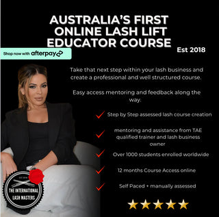 Lash Lift Educator Course - Create Your Own Lash Lift Course