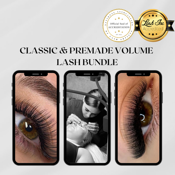 Classic, Premade & Promade Volume Lash Extension Course