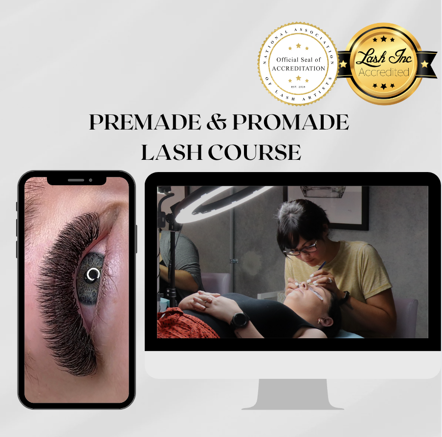 Premade & Promade Volume Lash Extension Course