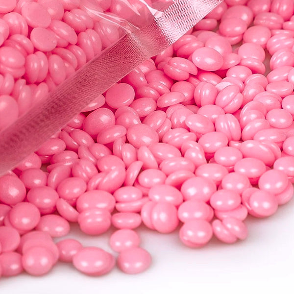 PINK WAX BEADS 300g